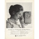 1961 Bell Telephone System Ad ""home" for Thanksgiving"