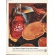 1961 Log Cabin Syrup Ad "real maple flavor"