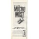 1961 Gem Razor Ad "Micro Mist"