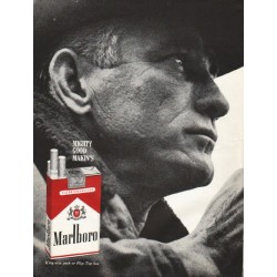 1961 Marlboro Cigarettes Ad "Mighty Good"