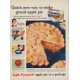 1949 Apple Pyequick Ad "Quick new way to make grand apple pie"