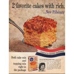 1961 Pillsbury Ad "broil-on toppings"