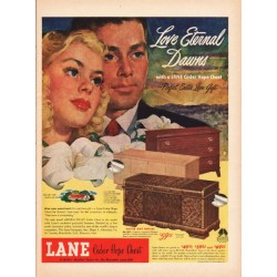 1948 Lane Cedar Hope Chest Ad "Love Eternal"