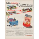 1949 Shell Motor Oil Ad "Fights Acid Action of "On and Off" driving"