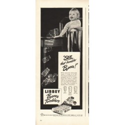 1948 Libbey Bounce Tumblers Ad "See that tumbler Bounce"