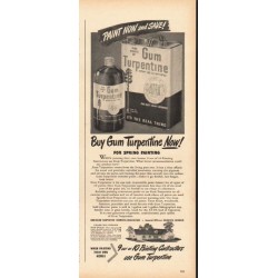 1948 Gum Turpentine Vintage Ad 