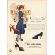 1948 Red Cross Shoes Ad "American Fashion Profiles"