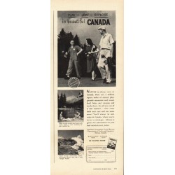 1948 Canada Tourism Ad "beautiful Canada"