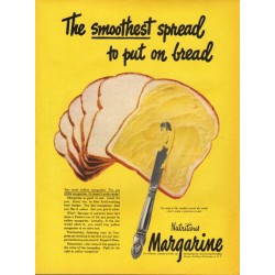 1948 National Association of Margarine Manufacturers Ad "smoothest"
