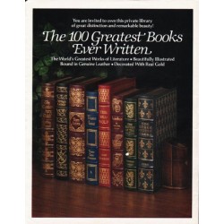 1980 The Easton Press Ad "100 Greatest Books"