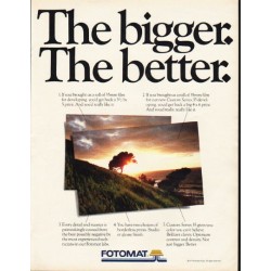1980 Fotomat Ad "The bigger"