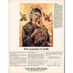 1980 The Redemptorists Ad "scandal of faith"