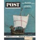 1963 Saturday Evening Post Cover Page "Columbus Ship" ~ January 26, 1963