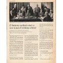 1963 Famous Writers School Ad "12 famous authors"