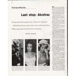 1963 Mickey Cohen Article "Alcatraz"