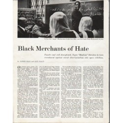 1963 Muslims Article "Merchants of Hate"