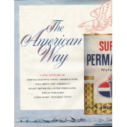 1961 American Motor Oil Ad "The American Way"