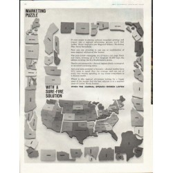 1961 Ladies' Home Journal Ad "Marketing Puzzle"
