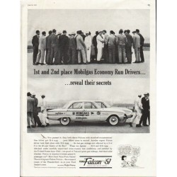 1961 Ford Falcon Ad "1st and 2nd place" ~ (model year 1961)