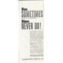1961 General American Life Insurance Ad "Wives sometimes object"