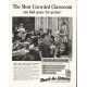 1958 Listerine Ad "Crowded Classroom"