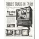 1958 Philco Television Ad "Trade-In"