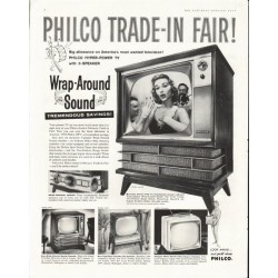 1958 Philco Television Ad "Trade-In"