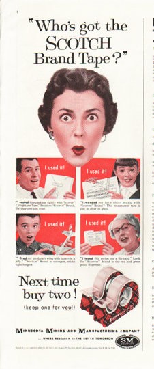 Glass Wax, 1953 Ad. : r/vintageads