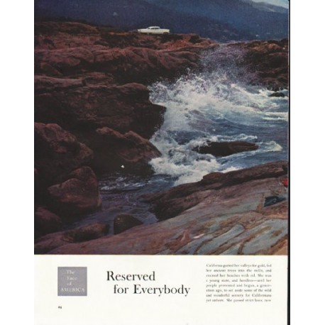 1958 The Face of America Article "Reserved for Everybody"