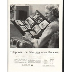 1958 Bell Telephone System Ad "the folks"