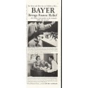 1958 Bayer Aspirin Ad "most gentle"