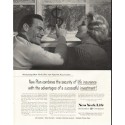 1958 New York Life Insurance Company Ad "Assured Accumulator"