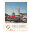 1958 Pontiac Ad "Pleasant Parking" ~ (model year 1958)