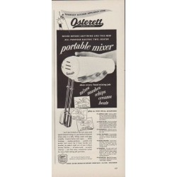 1949 Osterett Ad "portable mixer"