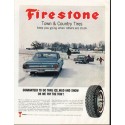 1964 Firestone Tires Ad "Town & Country Tires"