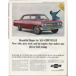 1965 Chevrolet Chevelle Ad "new style" ~ (model year 1965)