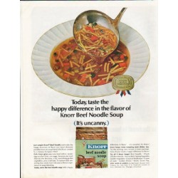 1964 Knorr Soup Ad "Beef Noodle"