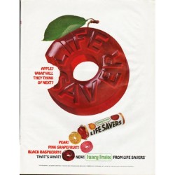 1965 Life Savers Ad "Apple?"