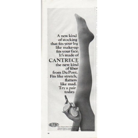 1965 Du Pont Ad "Cantrece"