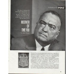 1965 Hoover of the FBI Article ~ by James Phelan