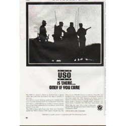 1965 USO Ad "Is There"