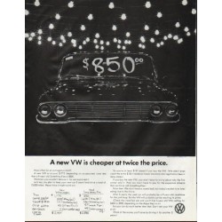 1965 Volkswagen Ad "A new VW"