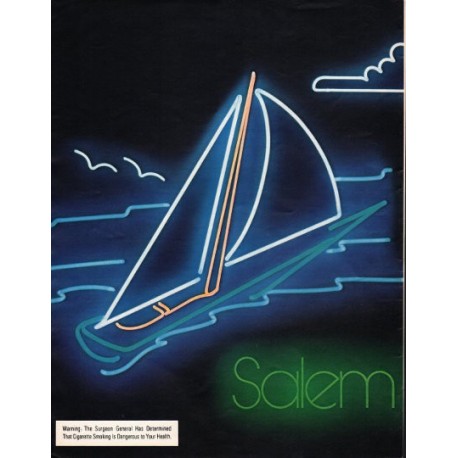 1980 Salem Lights Ad "Lively"
