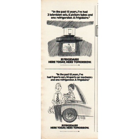 1980 Frigidaire Ad "past 15 years"