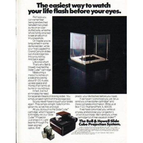 1980 Bell & Howell Ad "The easiest way"