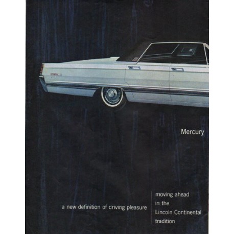 1966 Mercury Ad "for 1966" ~ (model year 1966)