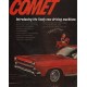 1966 Mercury Comet Ad "new driving machines" ~ (model year 1966)