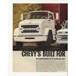 1966 Chevrolet Trucks Ad "Workpower is here" ~ (model year 1966)