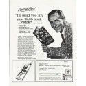 1965 Phillies Tips Cigars Ad "Football Fans"