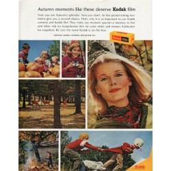 1965 Kodak Ad "Autumn moments"